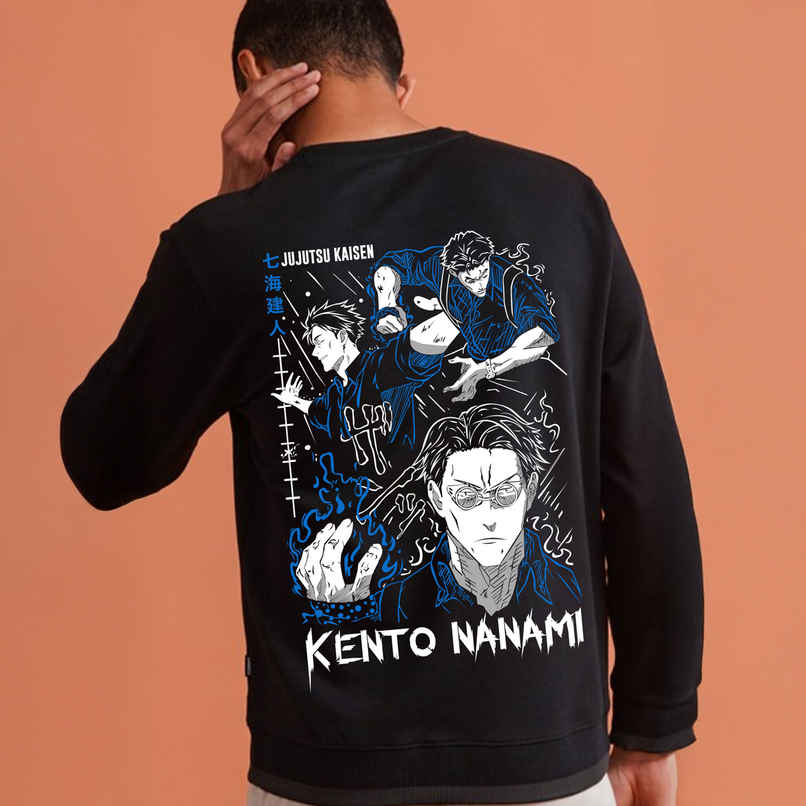 De Tees Men's Sweatshirt | Kento | Black - XL