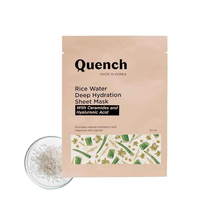 Quench Botanics Rice Water Deep Hydration Sheet Mask Quench Botanics Rice Water Deep Hydration Sheet Mask
