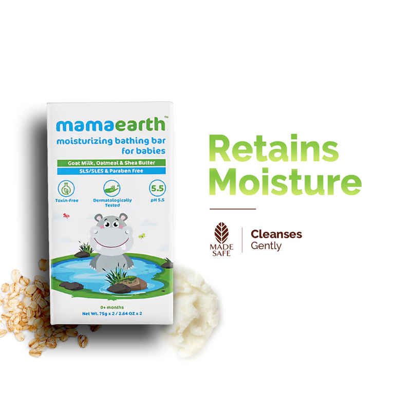 Mamaearth Moisturizing Baby Bath Soap