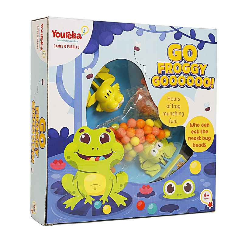 Hamleys Youreka Go Froggy Go Games & Puzzles, 4Y+, Multicolour