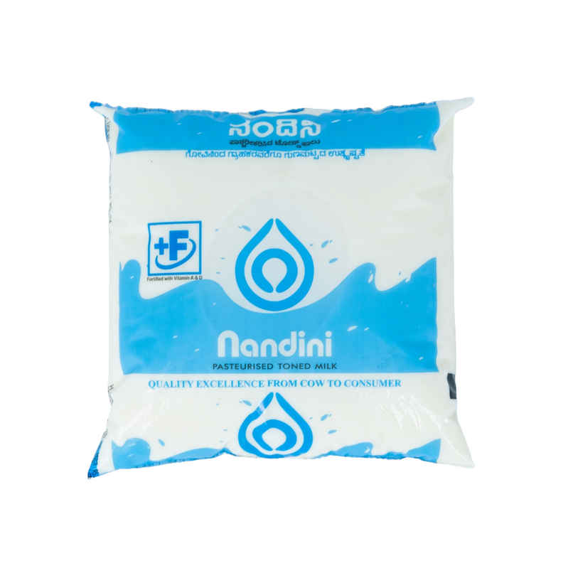 Nandini Toned Fresh Milk | Pouch Nandini Toned Fresh Milk | Pouch