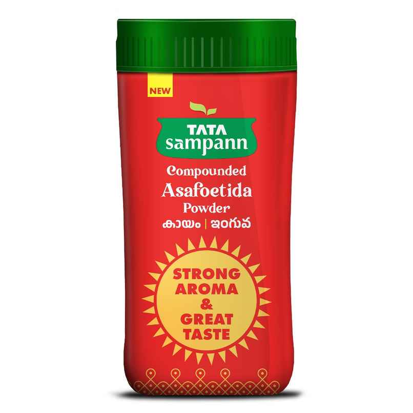 Tata Sampann Hing, Compounded Asafoetida | Bandhani Hing, Strong Flavour & Aroma