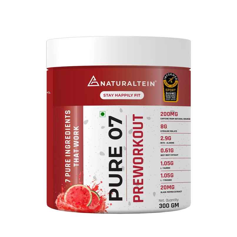 NATURALTEIN Pure 07 Preworkout, Watermelon NATURALTEIN Pure 07 Preworkout, Watermelon