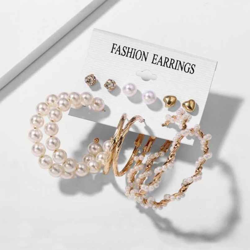 YouBella Jewellery Fashion Gold Plated Ear Rings Combo Of Earrings For Girls And Women