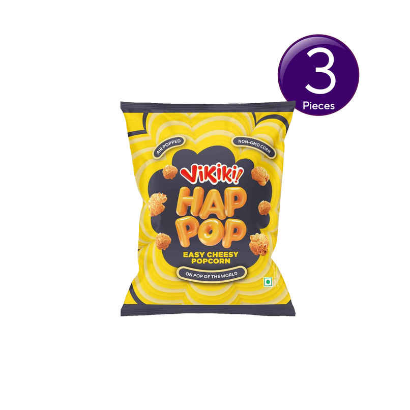 Vikiki Snak HapPop Ready to eat Popcorn Easy Cheesy Combo Vikiki Snak HapPop Ready to eat Popcorn Easy Cheesy Combo
