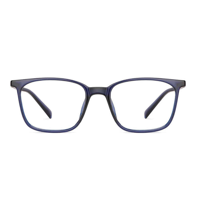 Lenskart Blu Unisex Solid TR90 Computer Glasses | Navy Blue - M