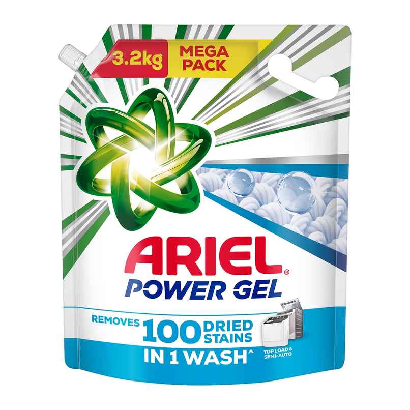 Ariel Power Gel Liquid Detergent for Top load washing machine