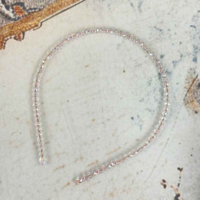 The Opal Factory Hair Accessories | Crystal Hair Band for Girls | 1 Pc | Pink Crystal The Opal Factory Hair Accessories | Crystal Hair Band for Girls | 1 Pc | Pink Crystal