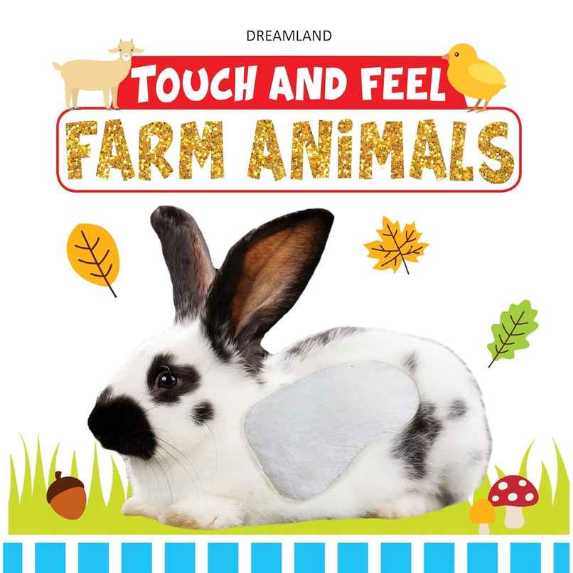 Farm Animals Touch & Feel Book For Kids Ages 1-3|Early Learning Books For Toddlers & Preschoolers
