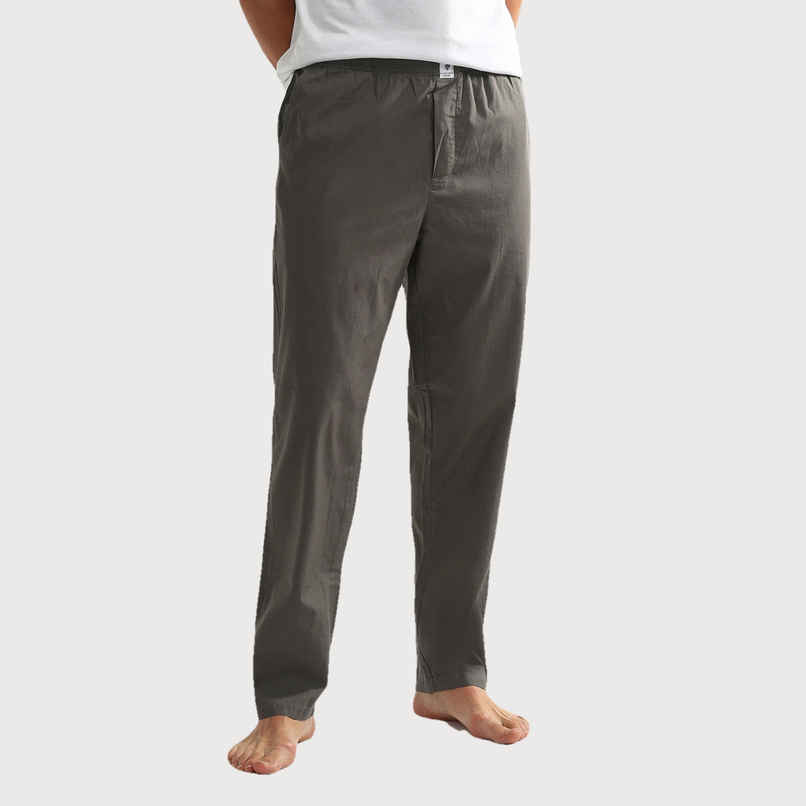 U.S. Polo Assn. Mid Rise Solid OELP6 Lounge Track Pants - Pack Of 1 | Grey | XL