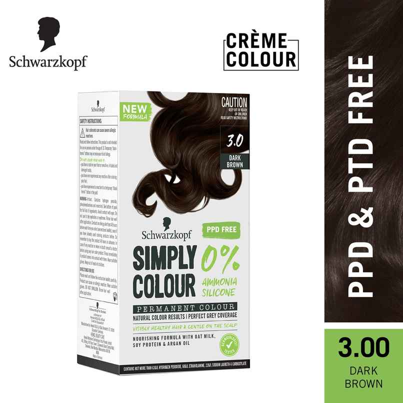 Schwarzkopf Simply Color Permanent Hair Colour 3-00 Dark Brown Schwarzkopf Simply Color Permanent Hair Colour 3-00 Dark Brown