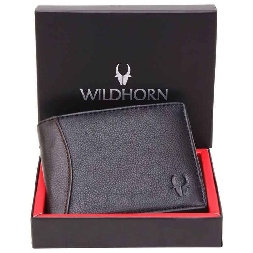 Wildhorn Men's Leather Wallet | Black and Brown