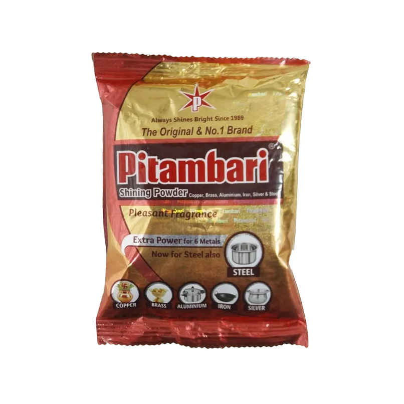 Pitambari Shining Powder | for Copper, Brass, Aluminium, Iron, Silver & Steel Pitambari Shining Powder | for Copper, Brass, Aluminium, Iron, Silver & Steel