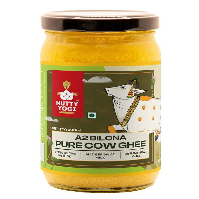 Nutty Yogi Pure Bilona - A2 Pure Cow Ghee Nutty Yogi Pure Bilona - A2 Pure Cow Ghee
