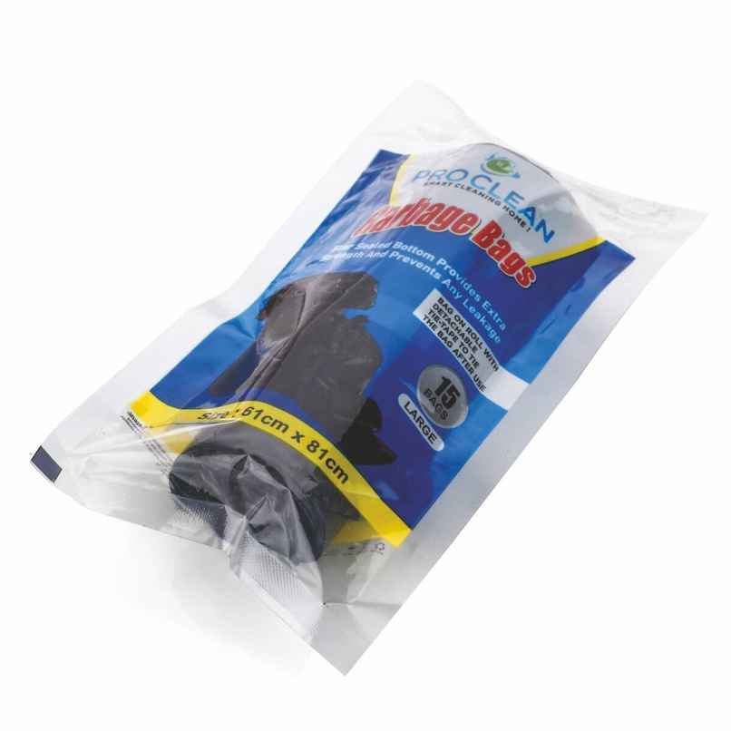 PROCLEAN Garbage Bag Large Size | Black - 24 X 32 in