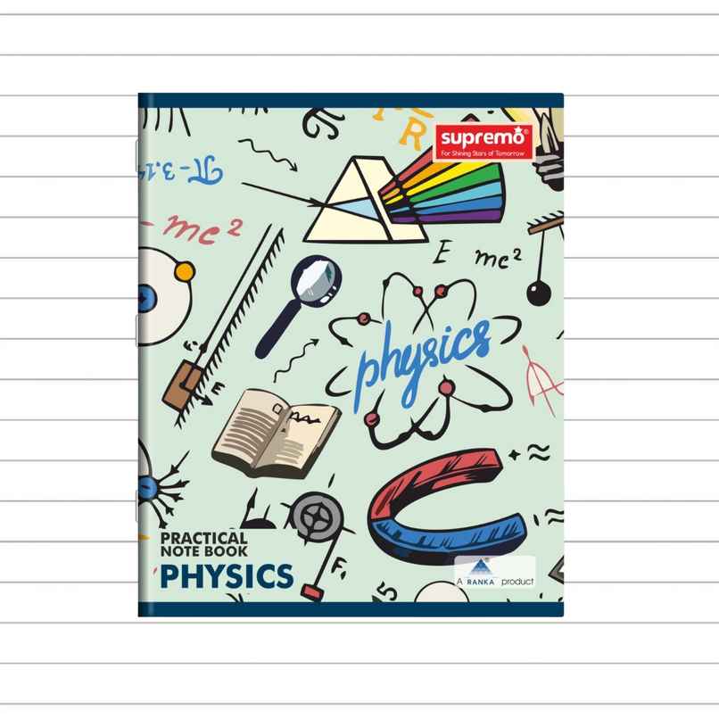 Ranka Supremo Practical Book Physics, Single Line/ Blank | Standard 27 X 22 cm, 140 Pages