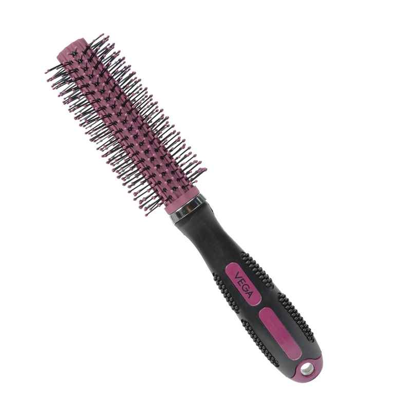 VEGA Round Hair Brush For Adding Curls | Volume And Waves In Hair| Men And Women | E6-Rb