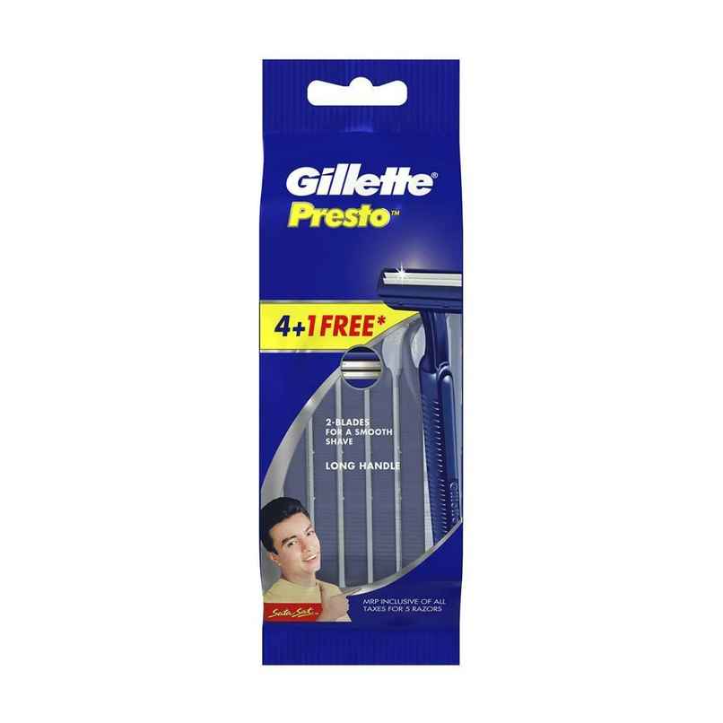 Gillette Presto Ready Shaver 5 Blades