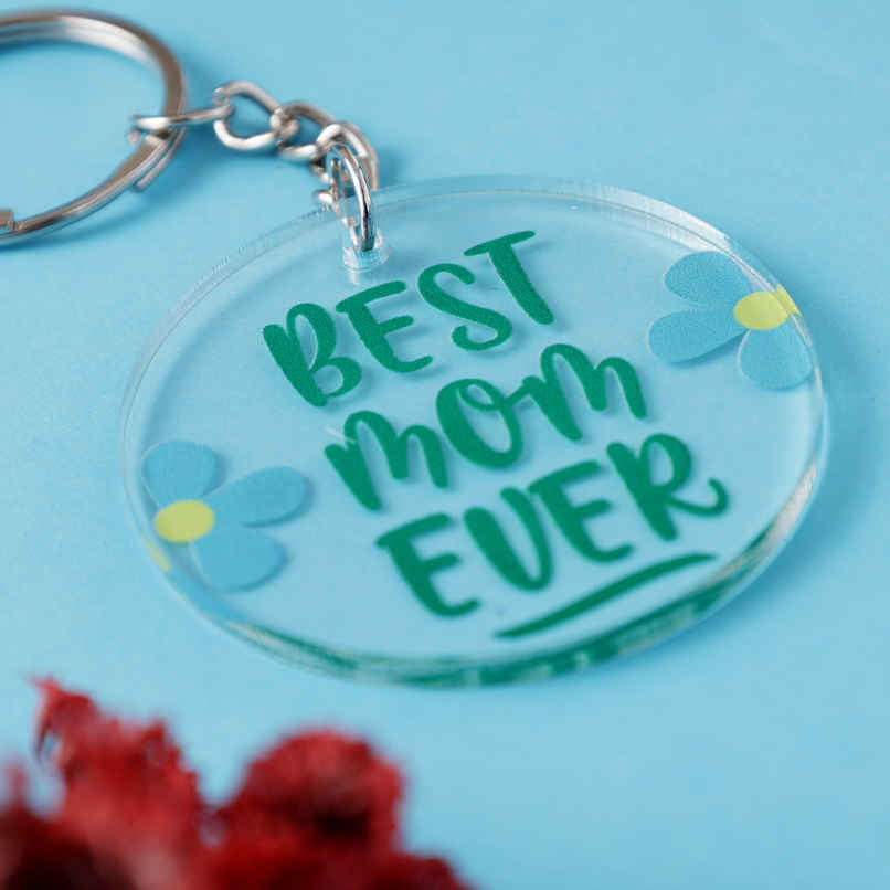 Happy Mail I Love You Mom Keychain