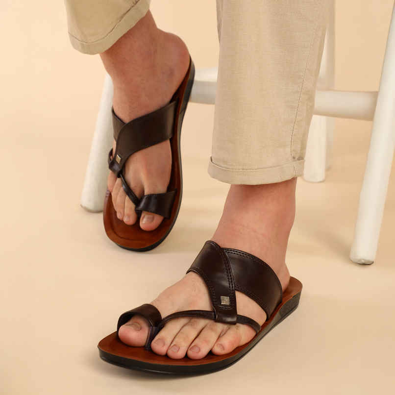 Paragon Men's Brown Pu Sandals PUK2221G UK 6