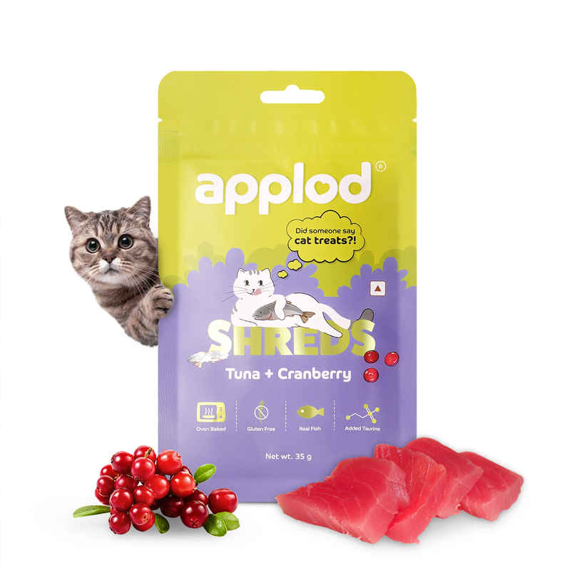 Applod Fish & Cranberry Crunchy Cat Treat |  For Kitten & Adult Cats