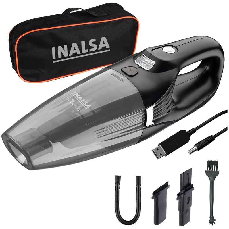 INALSA Cordless Vacuum Cleaner Carworx CL ,USB Rechargeable,Wireless Vacuum Cleaner(Free Carry Bag) INALSA Cordless Vacuum Cleaner Carworx CL ,USB Rechargeable,Wireless Vacuum Cleaner(Free Carry Bag)