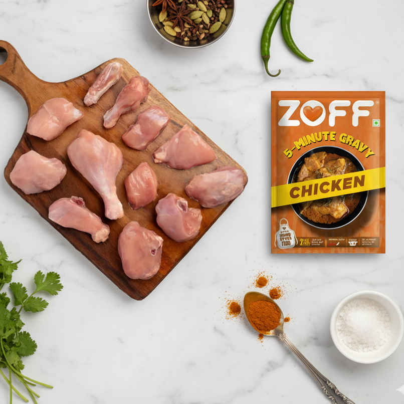 Relish Chicken Curry Cut Without Skin (500g) and Zoff 5Mins Gravy Chicken (90g) Combo Relish Chicken Curry Cut Without Skin (500g) and Zoff 5Mins Gravy Chicken (90g) Combo