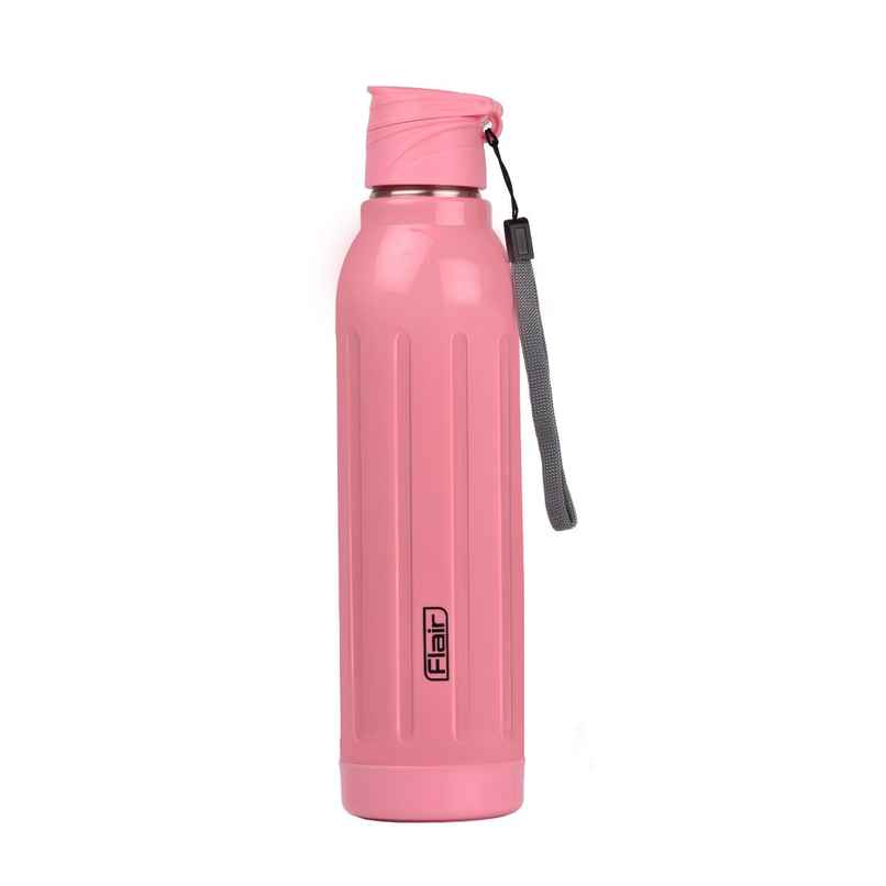 Flair Arrow Stainless Steel Inner Insulated Water Bottle 900Ml Pink