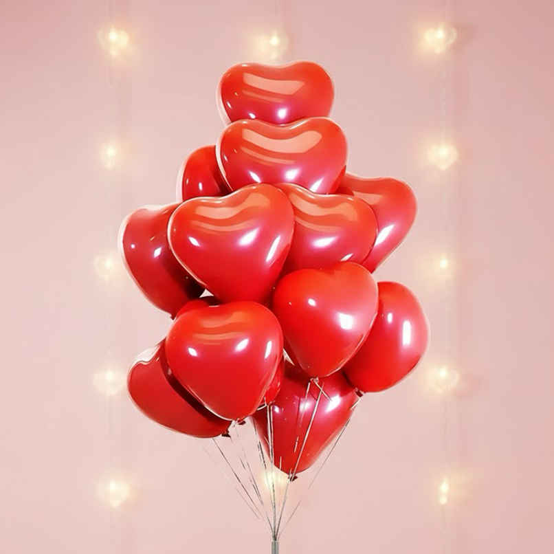 Red Heart Shape Love Balloons for Decoration | Hemito Red Heart Shape Love Balloons for Decoration | Hemito