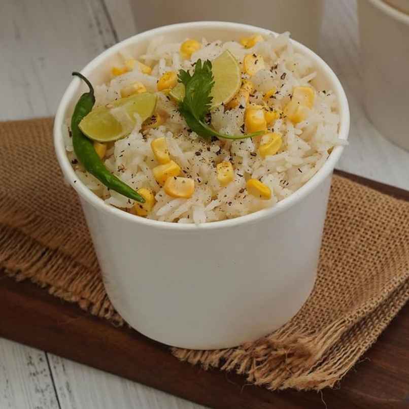 Disposable White Paper Container Without Lid | 500 ml | Tempware Disposable White Paper Container Without Lid | 500 ml | Tempware