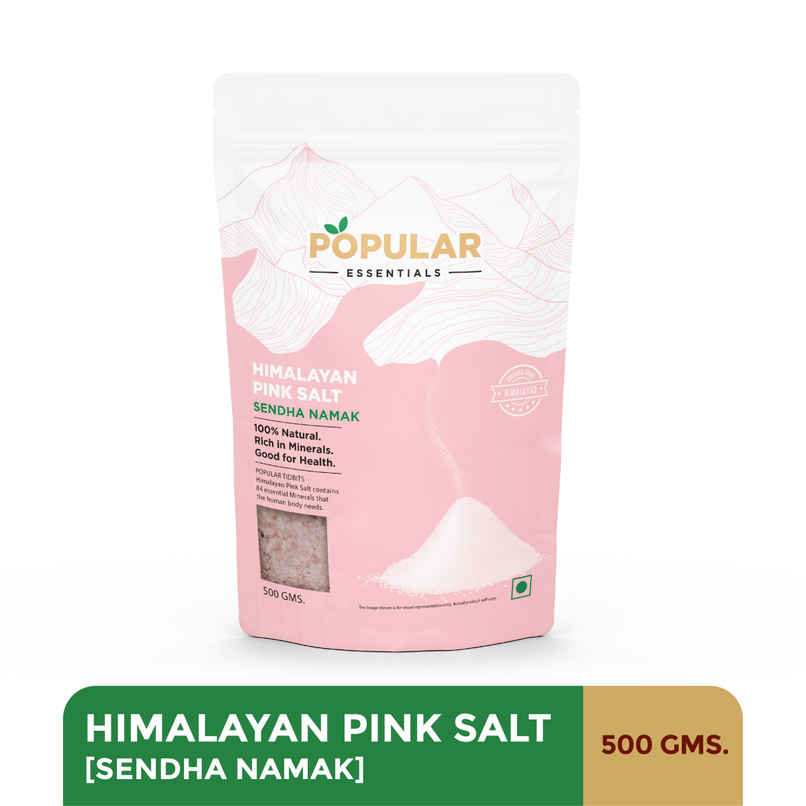 Popular Essentials Pink Rock Salt | Sendha Namak Popular Essentials Pink Rock Salt | Sendha Namak