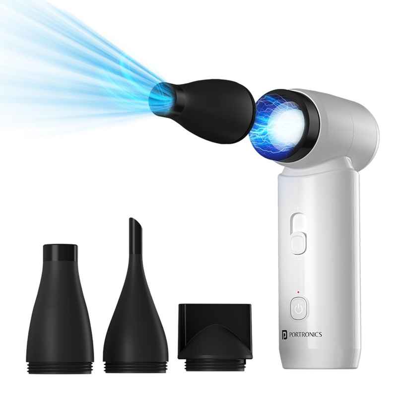 Portronics Tez Handheld High Speed Air Duster Gadget Cleaning Kit