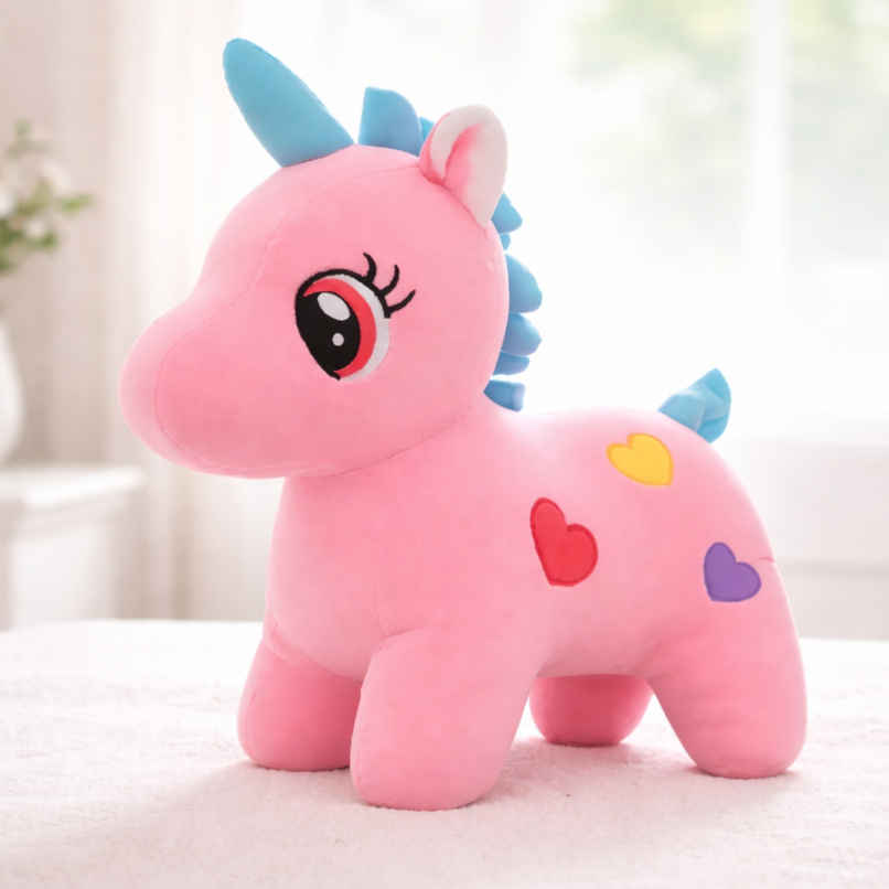 Fablue Unicorn Plush Soft Toy Animal For Kids (Colour May Vary) Fablue Unicorn Plush Soft Toy Animal For Kids (Colour May Vary)