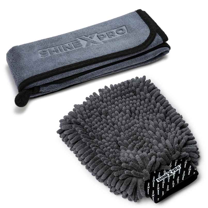 ShineXPro Microfiber Car Cleaning Cloth Wash Mitt - 500 GSM | 35 x 75 cm ShineXPro Microfiber Car Cleaning Cloth Wash Mitt - 500 GSM | 35 x 75 cm
