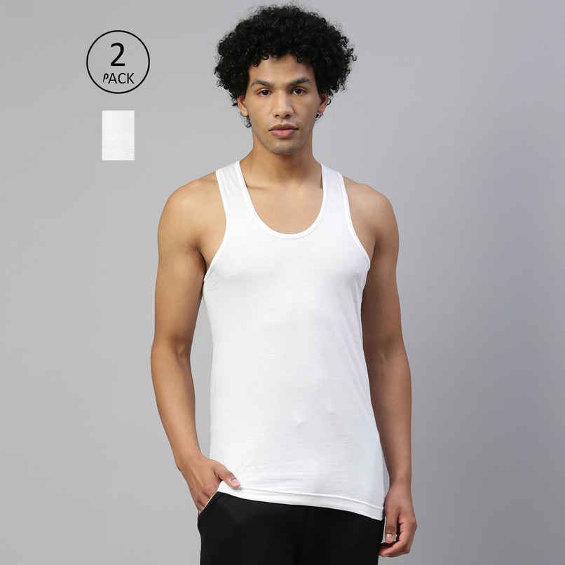 Dixcy Scott Originals Men's Cotton Vest | White - M