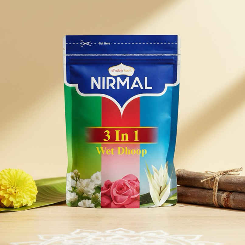 Nirmal 3 In 1 Wet Dhoop Zipper 