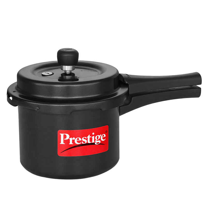 Prestige Popular Svachh HA Pressure Cooker 3L,Metallic Safety Plug,Black,5Y Warranty,ISI Certified