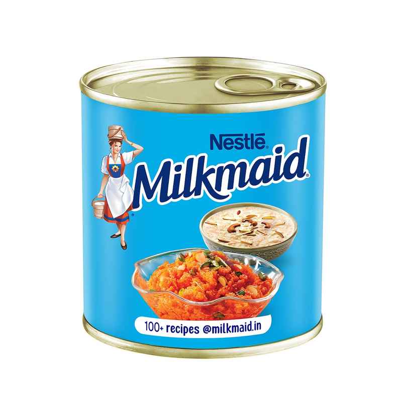Nestle Milkmaid Partly Skimmed Sweetened Condensed Milk | Smooth & Delicious Nestle Milkmaid Partly Skimmed Sweetened Condensed Milk | Smooth & Delicious