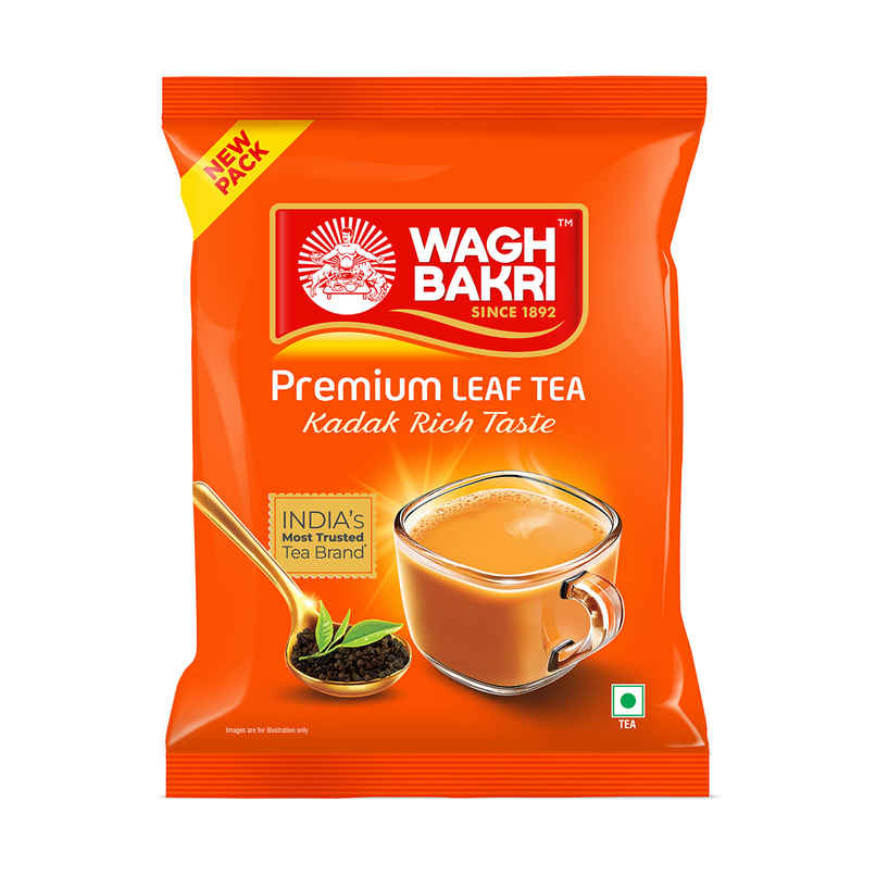 Wagh Bakri Premium Assam Leaf Tea Bold, Aromatic Kadak Chai
