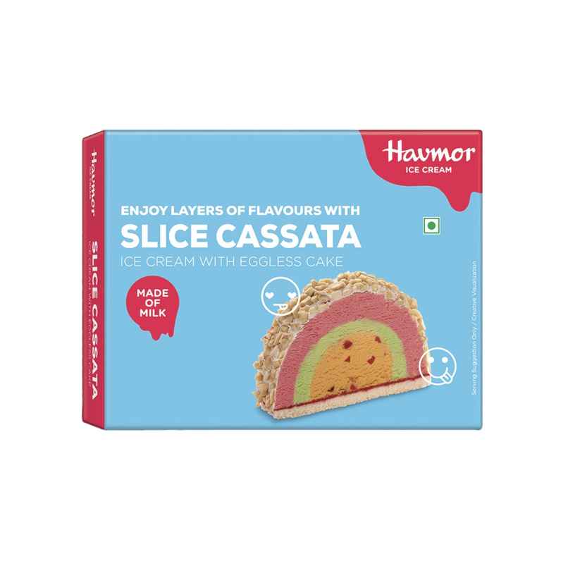 Havmor Slice Cassata Ice Cream Slice Havmor Slice Cassata Ice Cream Slice
