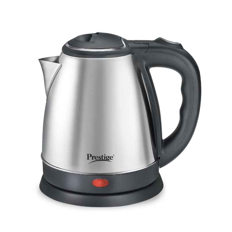 Prestige PKOSS Electric Kettle with Stainless Steel body, 1.5L Capacity, 1350 Watts - Silver & Black