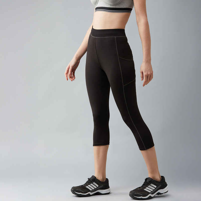 Women's Slim Fit High Rise Yoga Pants Capri