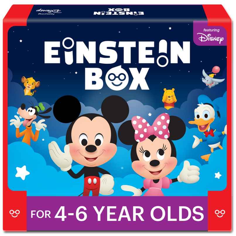 Einstein Box Featuring Disney For 4-5-6 Year Old Boys/Girls | Disney Gift Toys For Kids