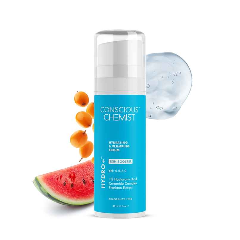 Conscious Chemist 1% Hyaluronic Acid Serum For Hydrating & Plumping Skin With Ceramides Conscious Chemist 1% Hyaluronic Acid Serum For Hydrating & Plumping Skin With Ceramides