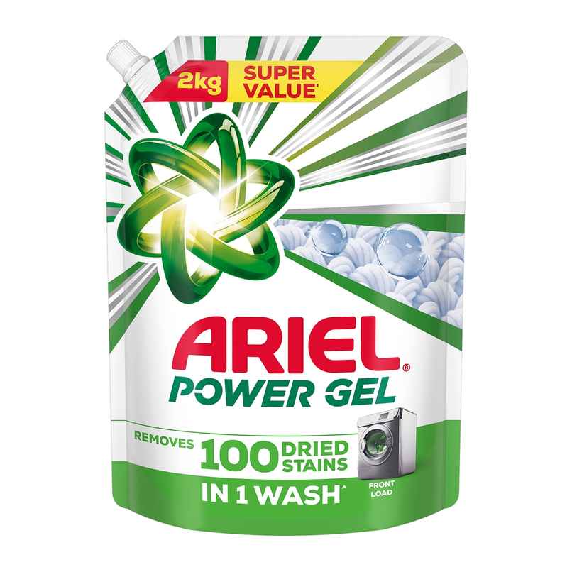 Ariel Power Gel Liquid Detergent for Front load washing machine