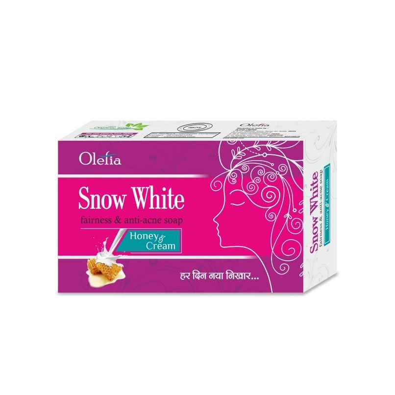 Snow White Fairness & Anti Acne Soap - Honey & Cream