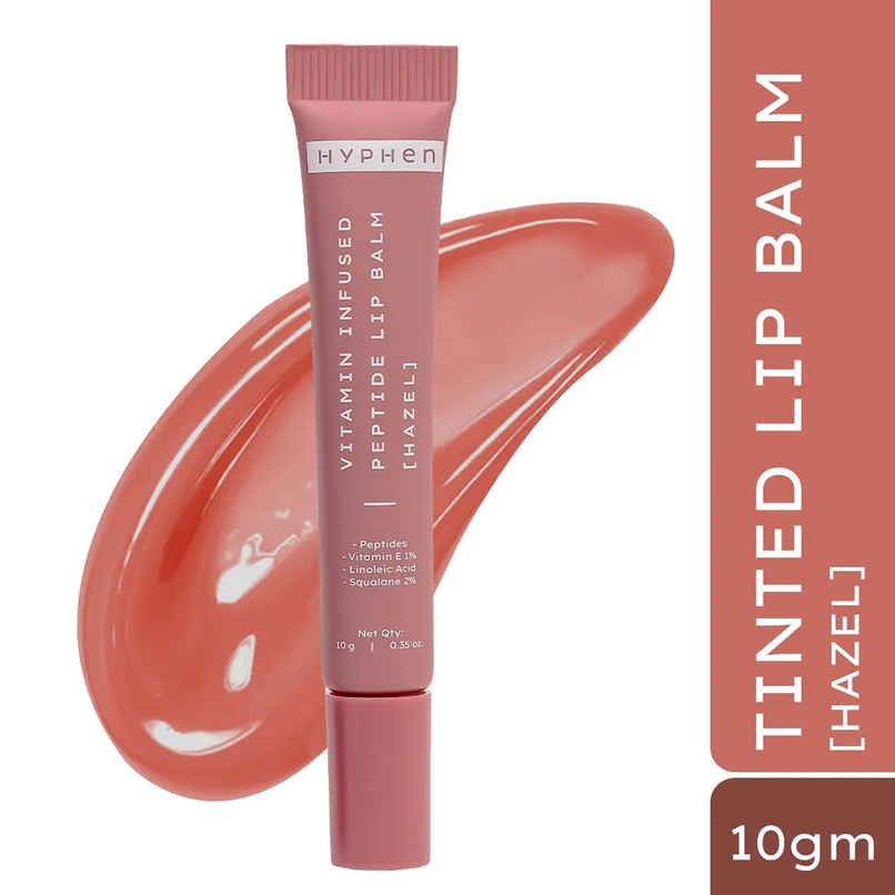 Hyphen Vitamin-Infused Peptide Tinted Lip Balm - Hazel Hyphen Vitamin-Infused Peptide Tinted Lip Balm - Hazel