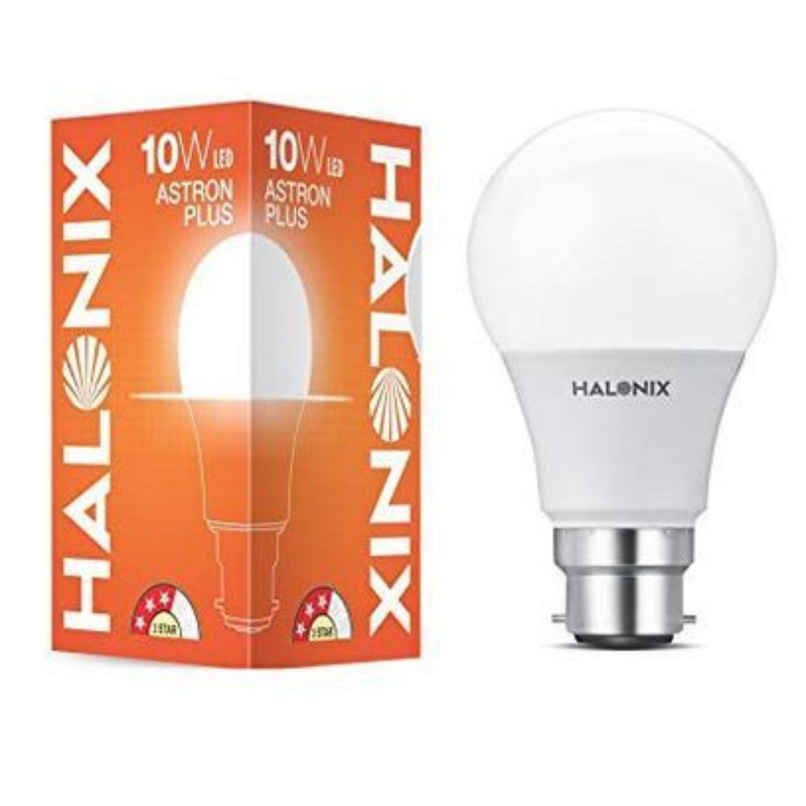 Halonix 10W White Led Bulb | B22 Base Holder