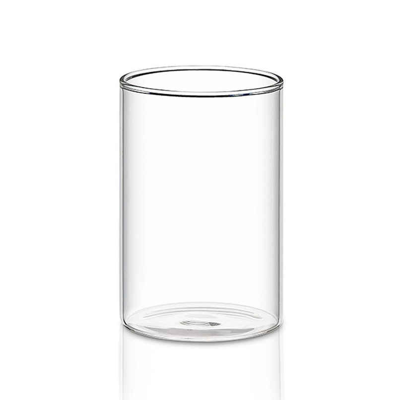 Borosil Vision Transparent Drinking Glass Set | 295 ml Borosilicate Glass Tumblers