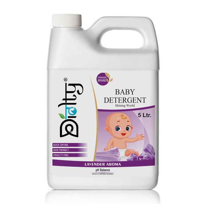 Diolty Baby Laundry Liquid Detergent Washing Liquid For Baby Clothes (Leaf Love) 5 l